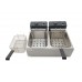 Фритюрница электрическая GoodFood EF66 BLACK — двойная, 2×6 л, 5 кВт Фритюрница электрическая GoodFood EF66 BLACK — двойная, 2×6 л, 5 кВт