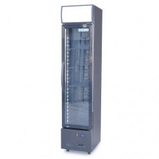 Шафа холодильна для напоїв GoodFood BC160BB2LED чорна-чорна