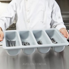 Лоток для столовых приборов (серый) 4088G