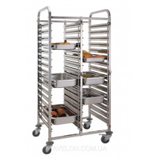 Тележка для лотков двойная 30 x GN 1/1 HENDI 810576