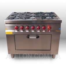 Плита газовая Pimak МО15-6Х с духовкой